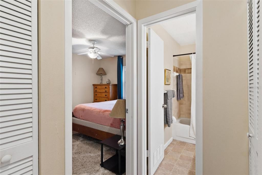 Hallway leading to Bedroom Two and Guest Bathroom