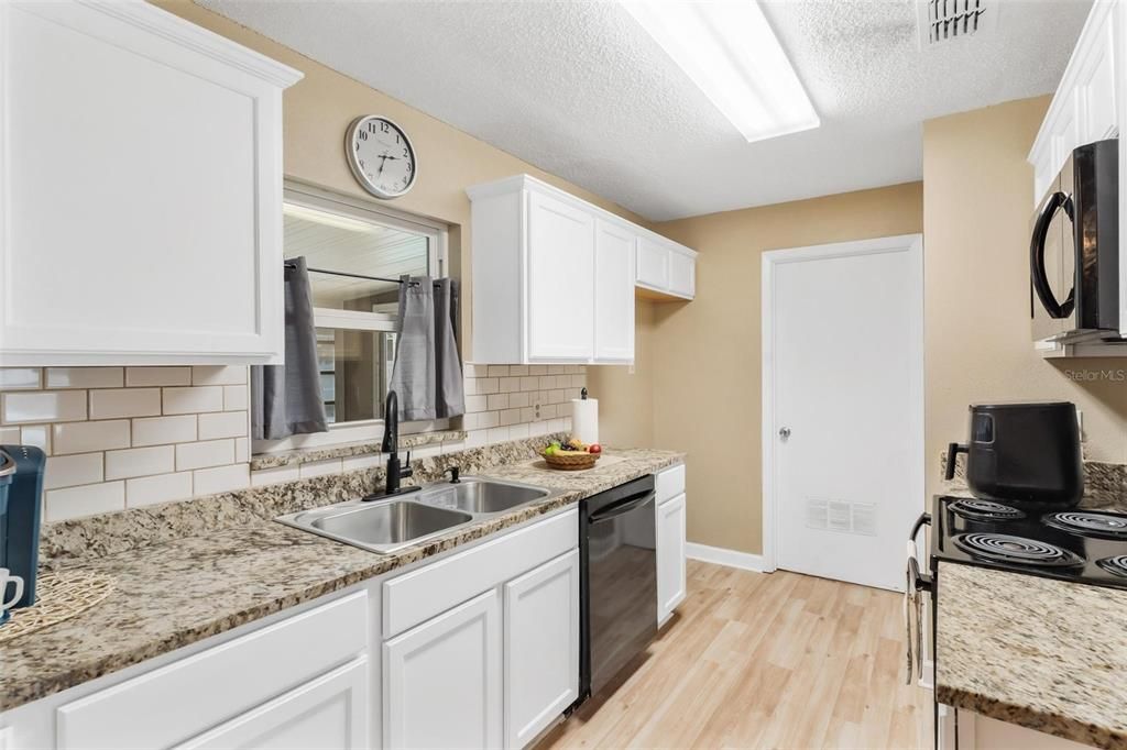 Kitchen with Granite Countertops