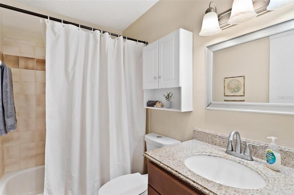 Guest Bathroom with Tub and Shower Combo