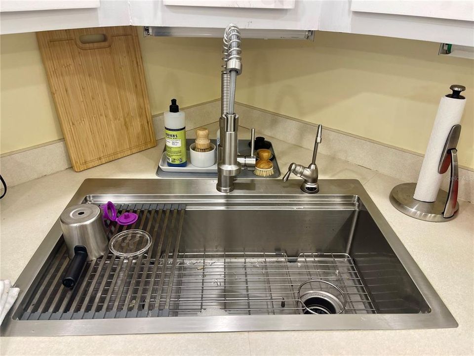 Brand new oversized stainless sink