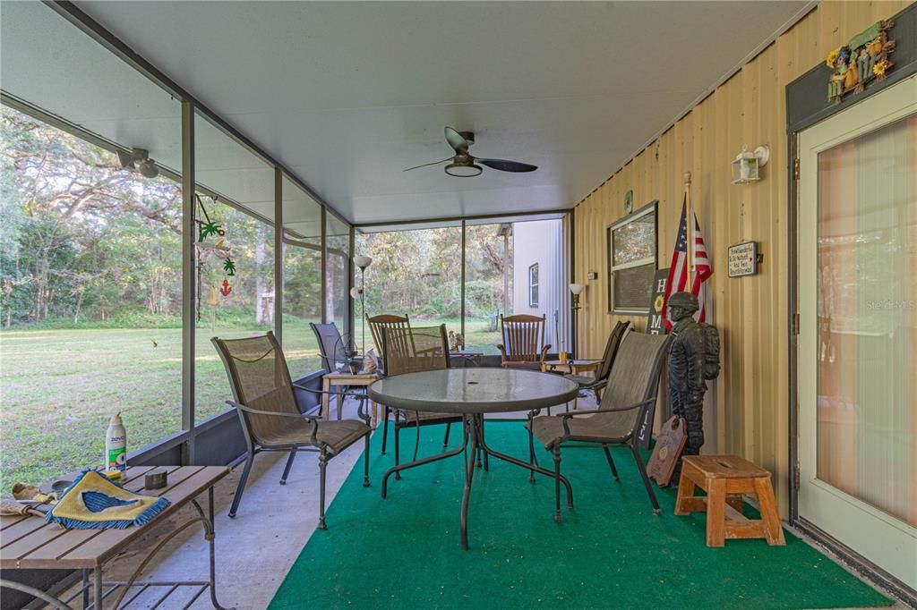 Entry Screened Porch.