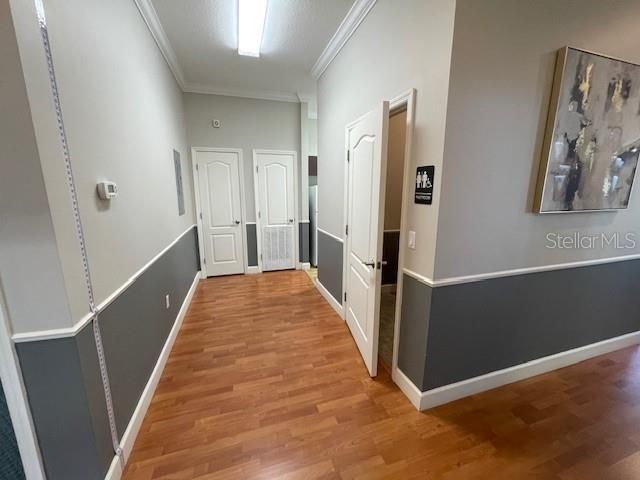 Hallway near bathroom and kitchen