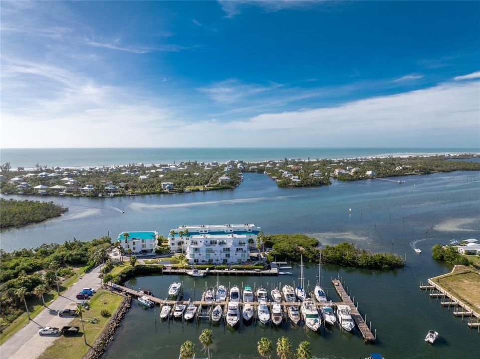 Aerial View of Cape Haze Marina Village