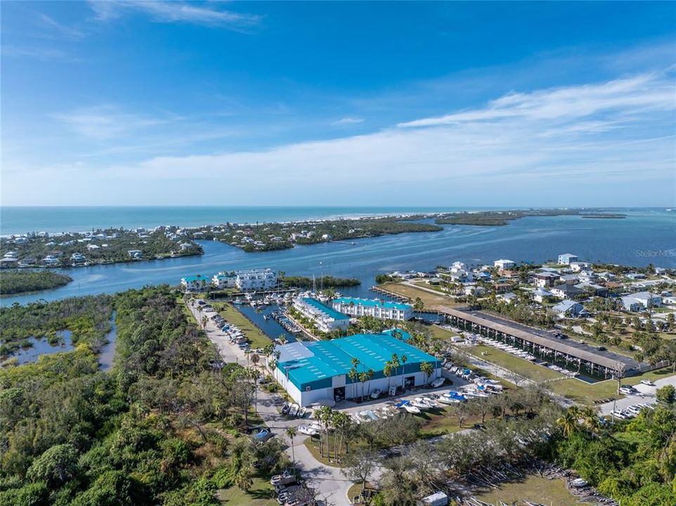 Aerial View of Cape Haze Marina Village