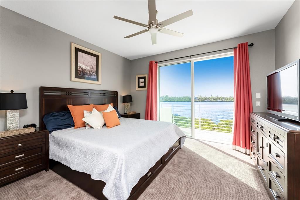 Primary bedroom with Bay Views