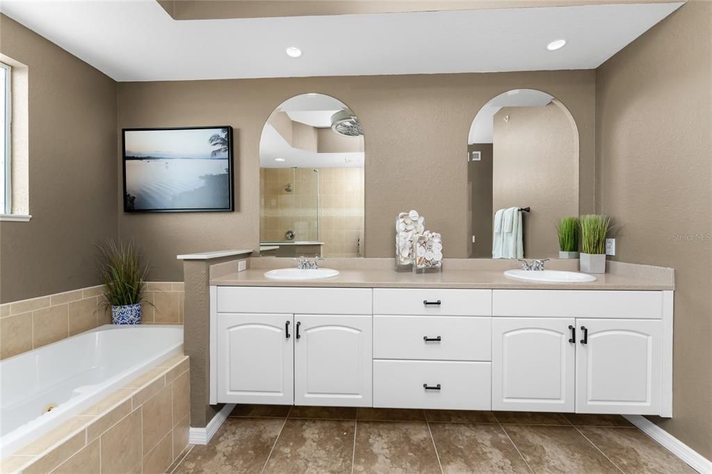 Primary Bathroom with Dual Sinks