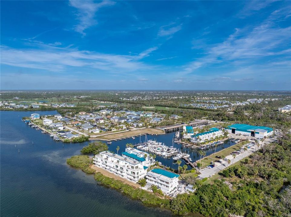 Aerial View of Cape Haze Marina Village