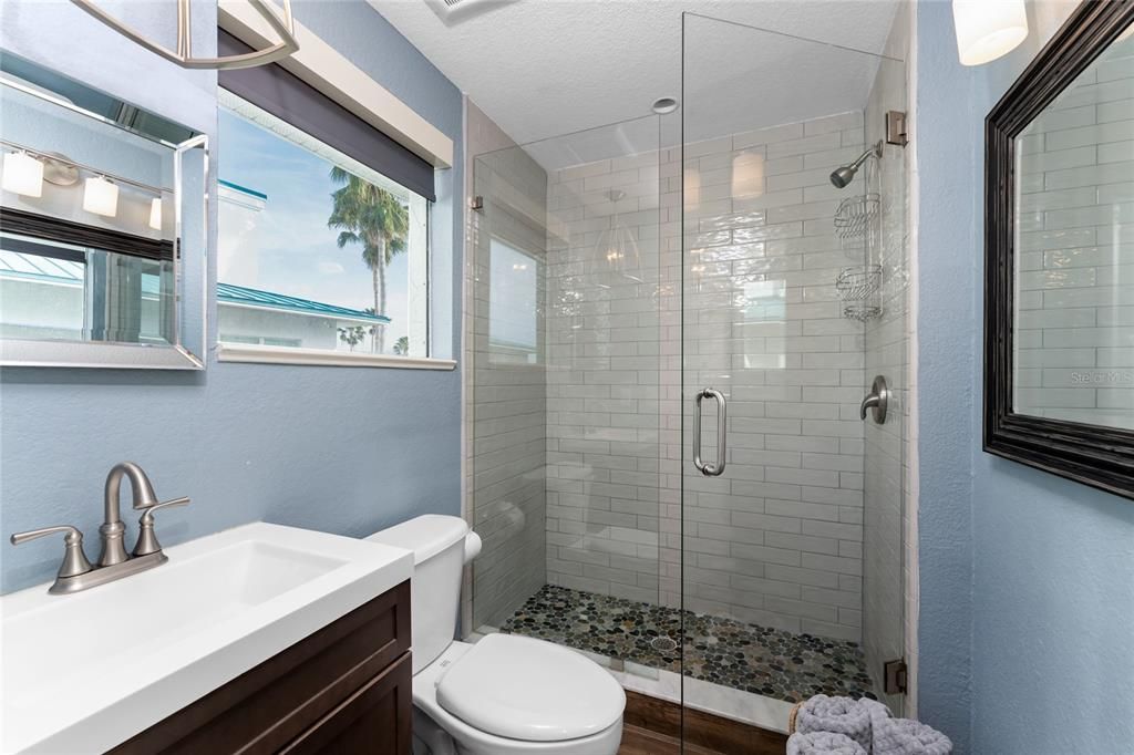 Main Floor Bathroom is Located Across from Bedroom 3