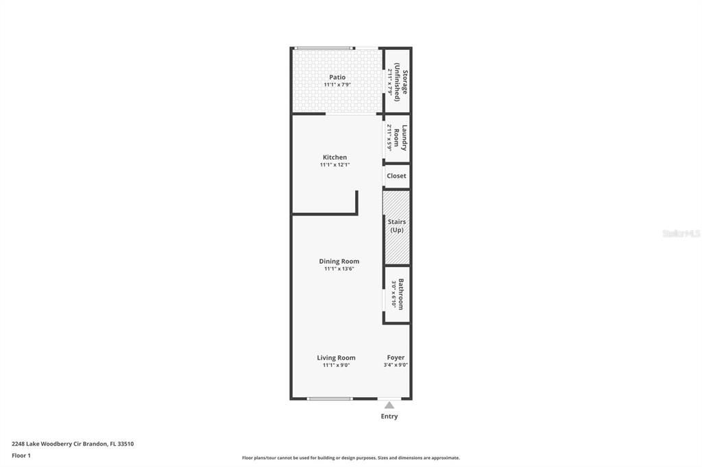 For Sale: $220,000 (2 beds, 1 baths, 1110 Square Feet)