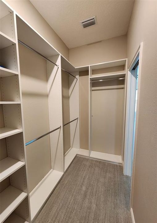 Her walk-in closet