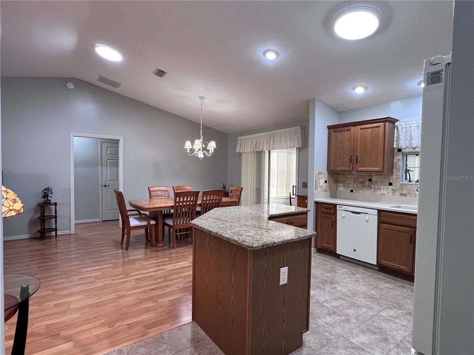 Kitchen from Primary Bedroom Door