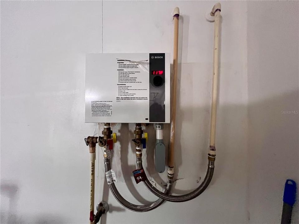 New Tankless Water Heater