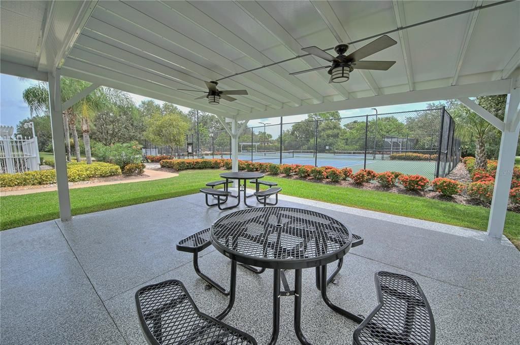 Eating Areas at the Clubhouse