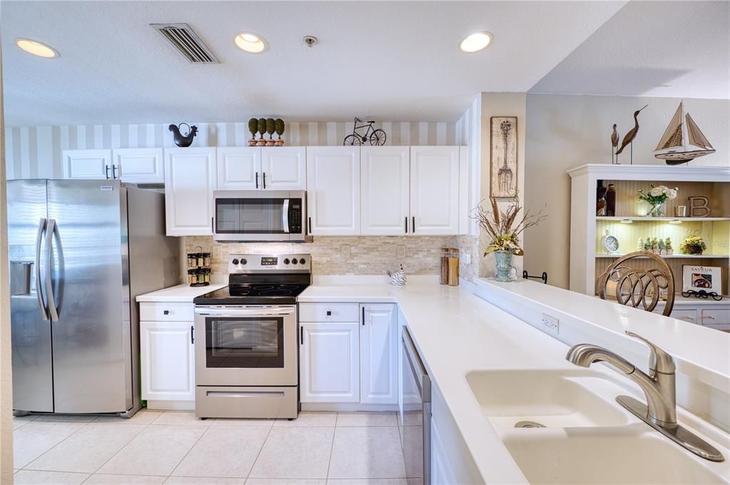 Kitchen with Stainless Steel Appliances