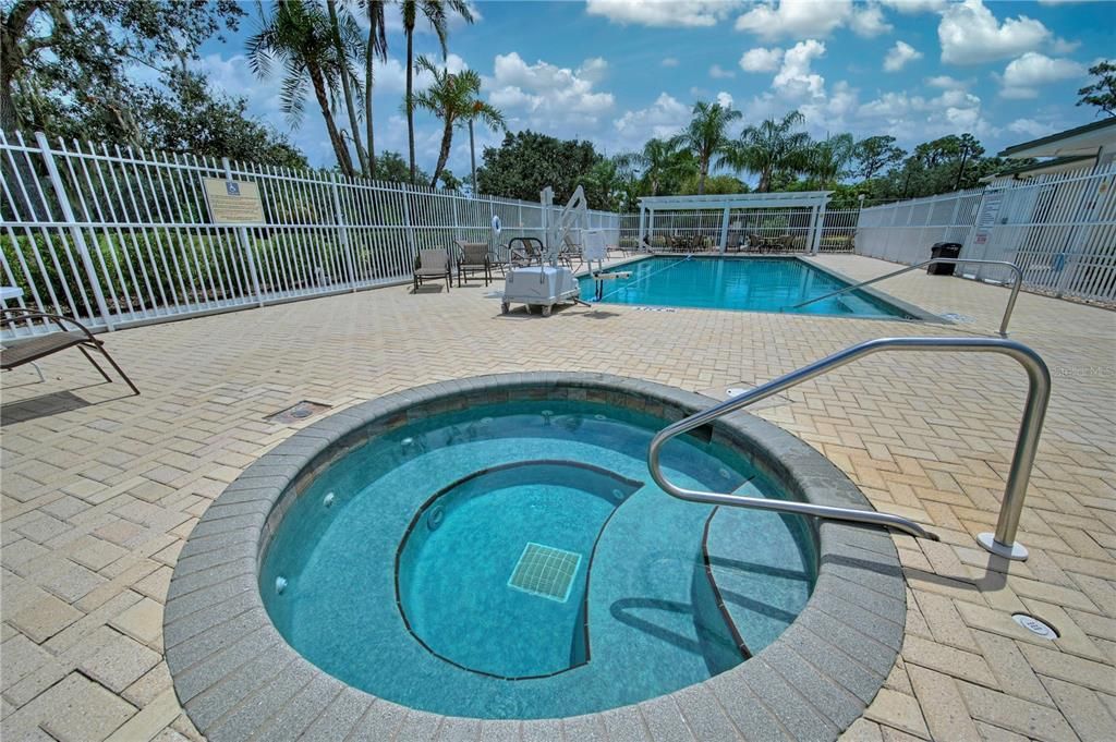 Main Pool and Spa by the Clubhouse