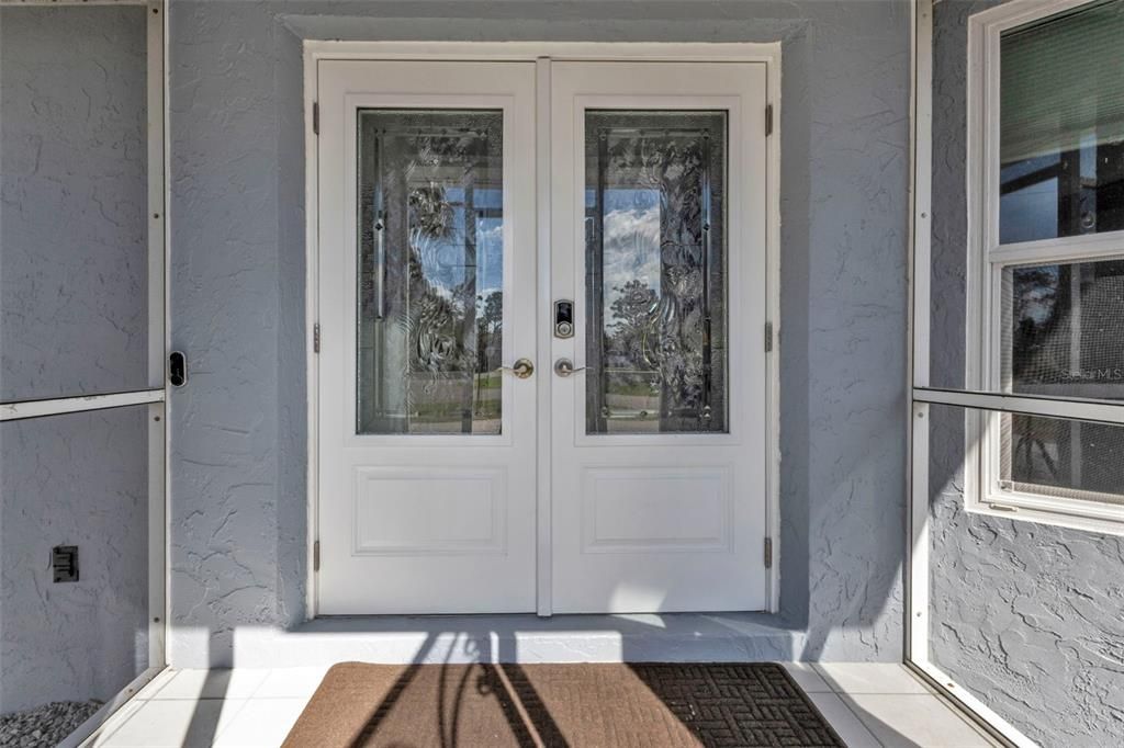 Hurricane impact front doors