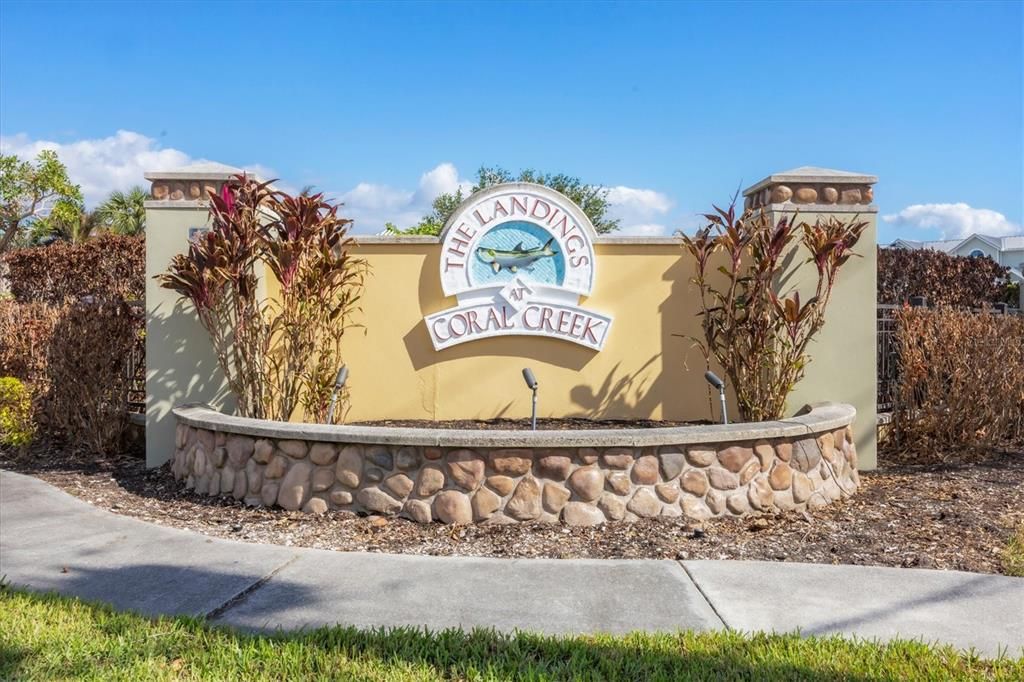 Gated Community of The Landings at Coral Creek!