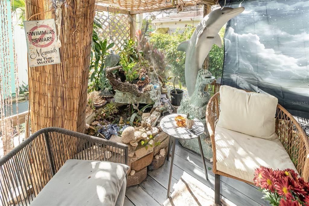 Backyard Patio space off of Main House