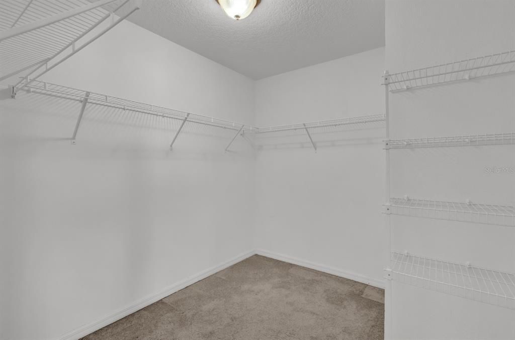 Walk-in Closet- Master Bedroom