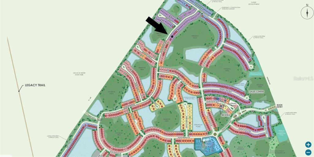 Site map: Lot 911