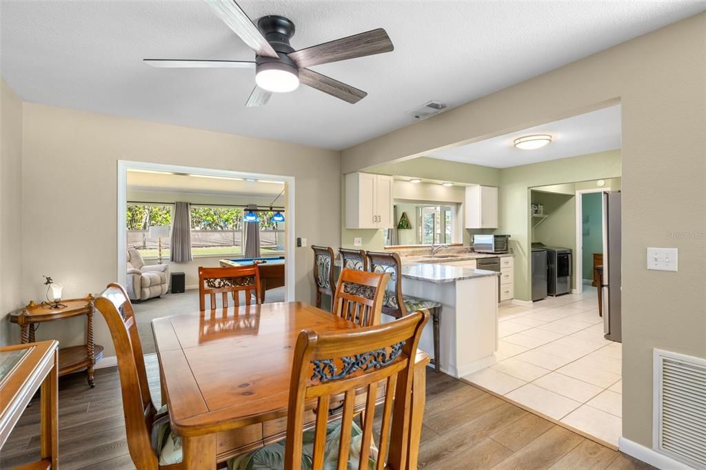 Dining area