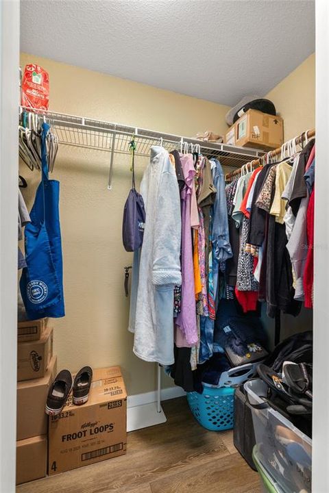 Primary bedroom closet