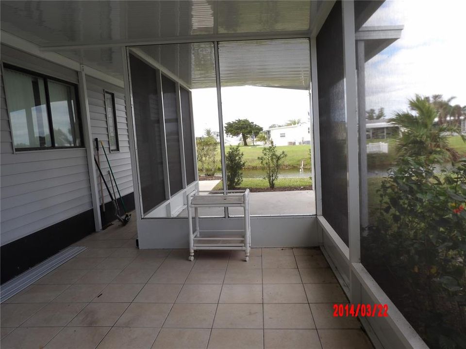 Enclosed Lanai in Front with views