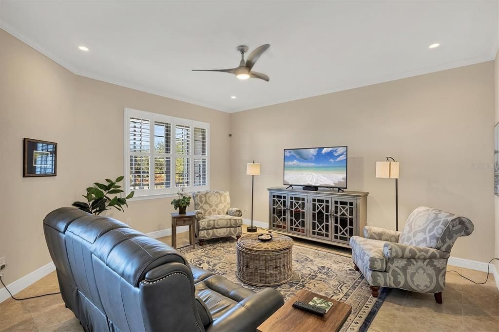 Crown Molding and Plantation Shutters!