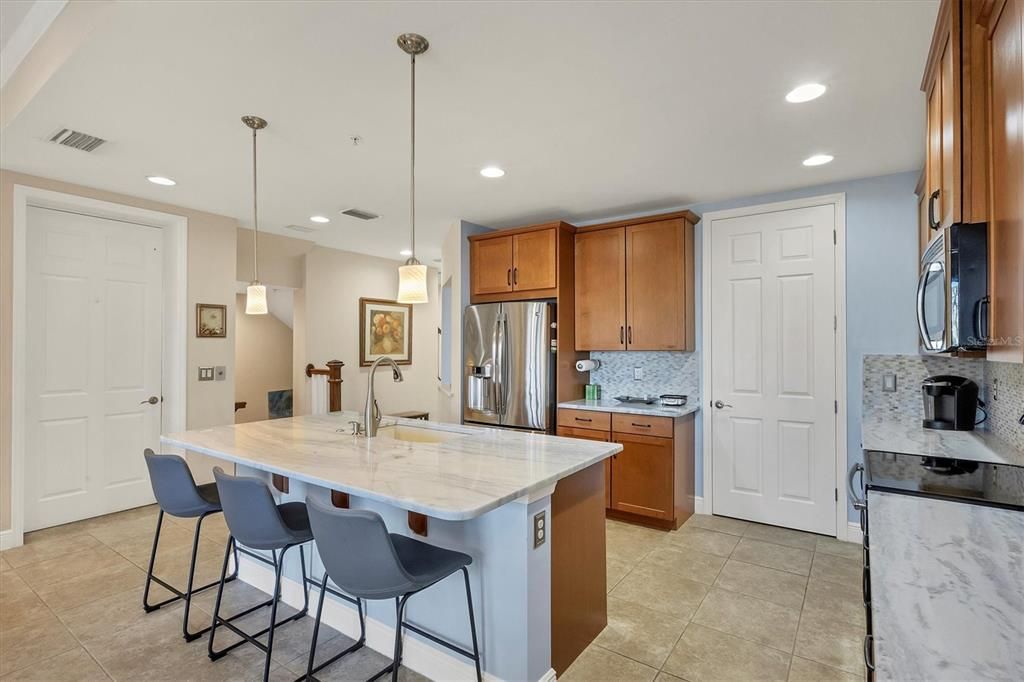 Kitchen with Island!