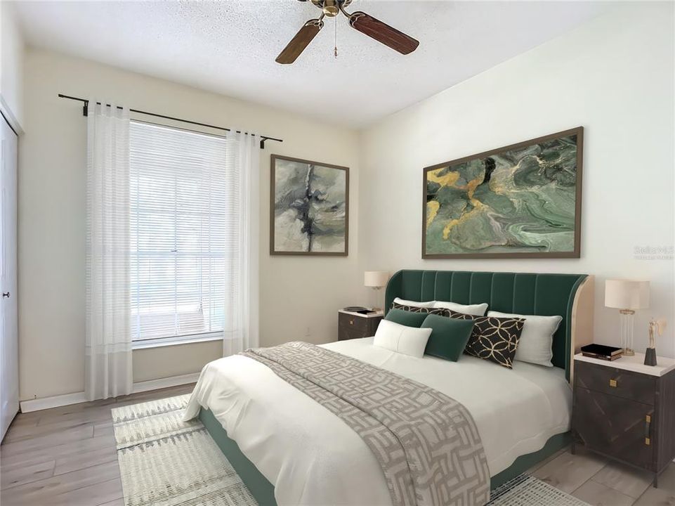 Guest Bedroom Virtually Staged