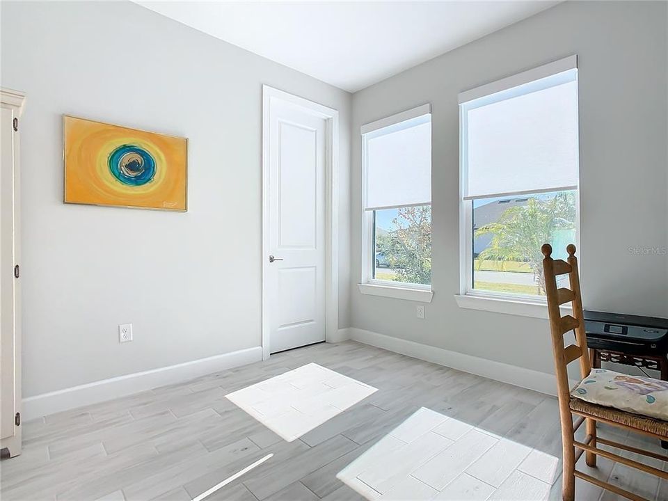 2nd Bedroom with TILE PLANK FLOORING