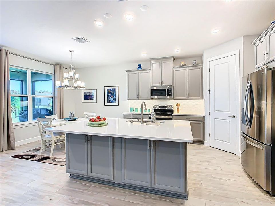 Kitchen with Quartz Counters