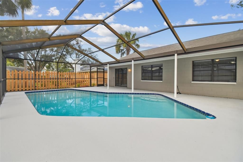 BACK PATIO & POOL