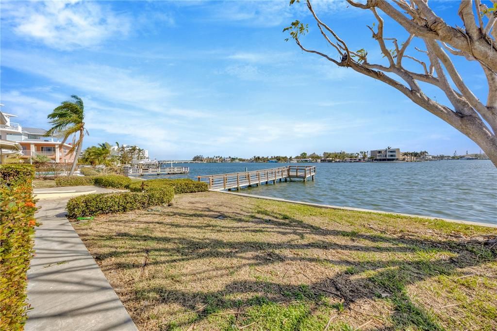 Dock on intercoastal