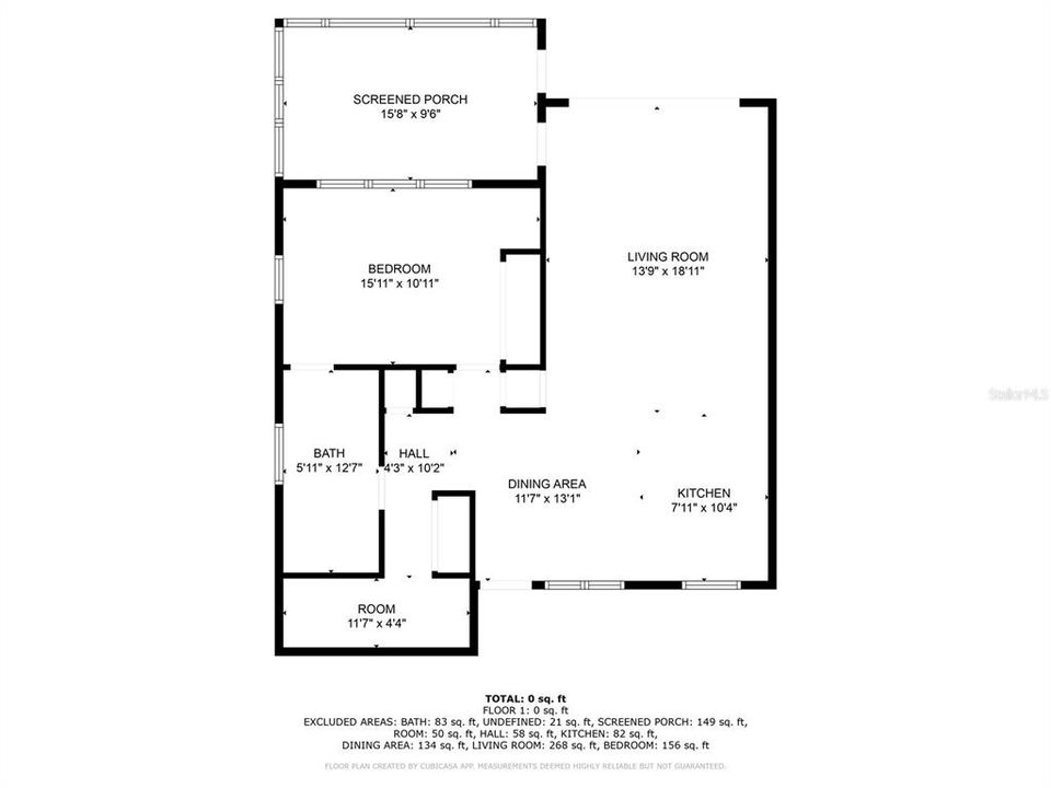 Unit B floorplan