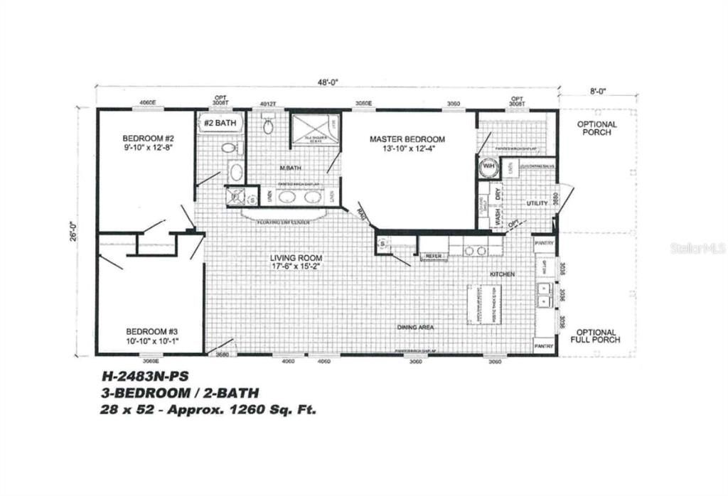 На продажу: $219,900 (3 спален, 2 ванн, 1260 Квадратных фут)