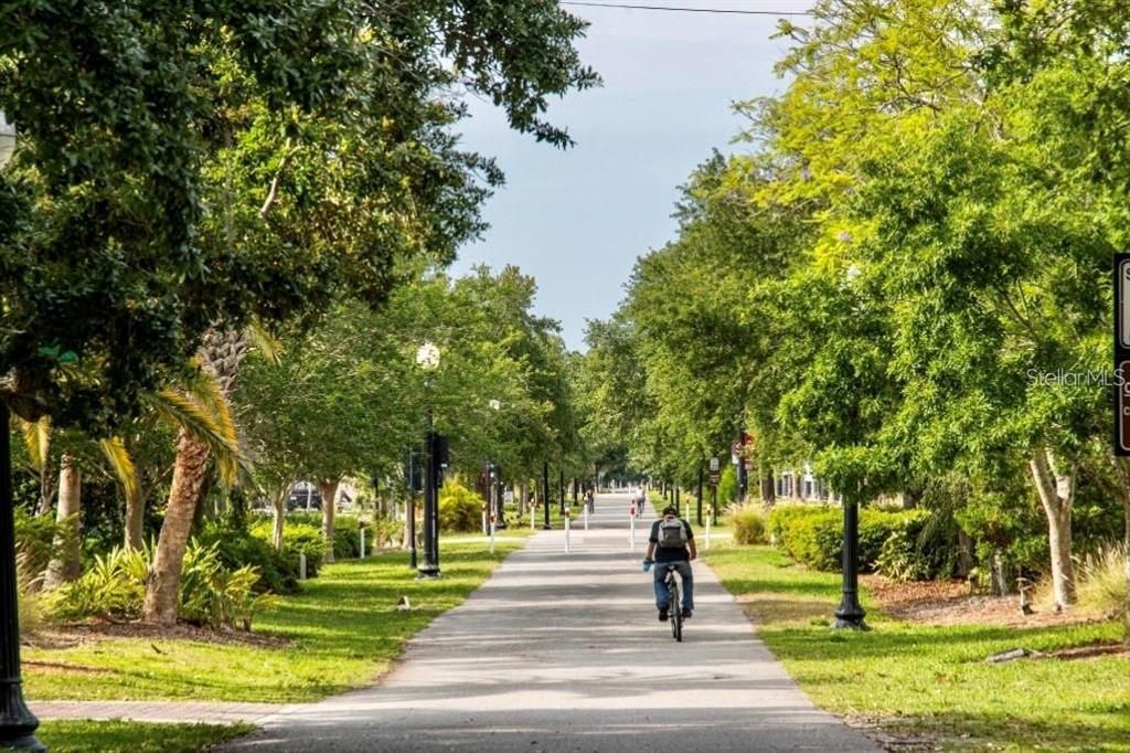 Easy access to the Pinellas Trail