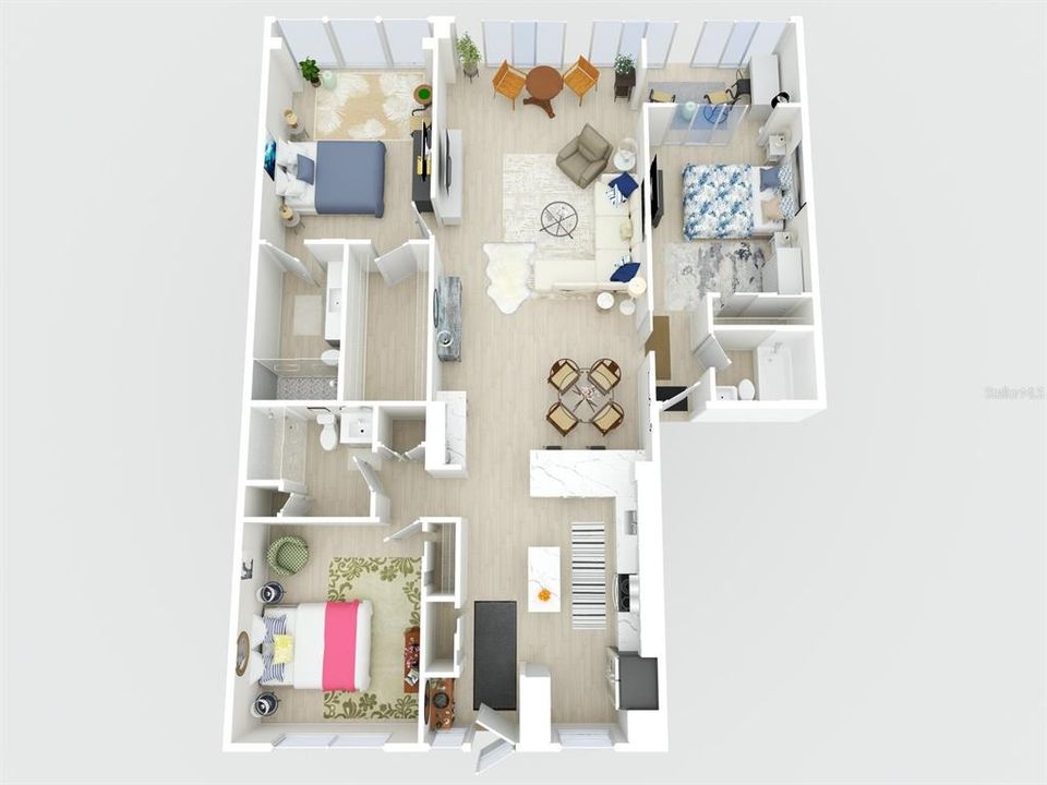 Doll house floorplan