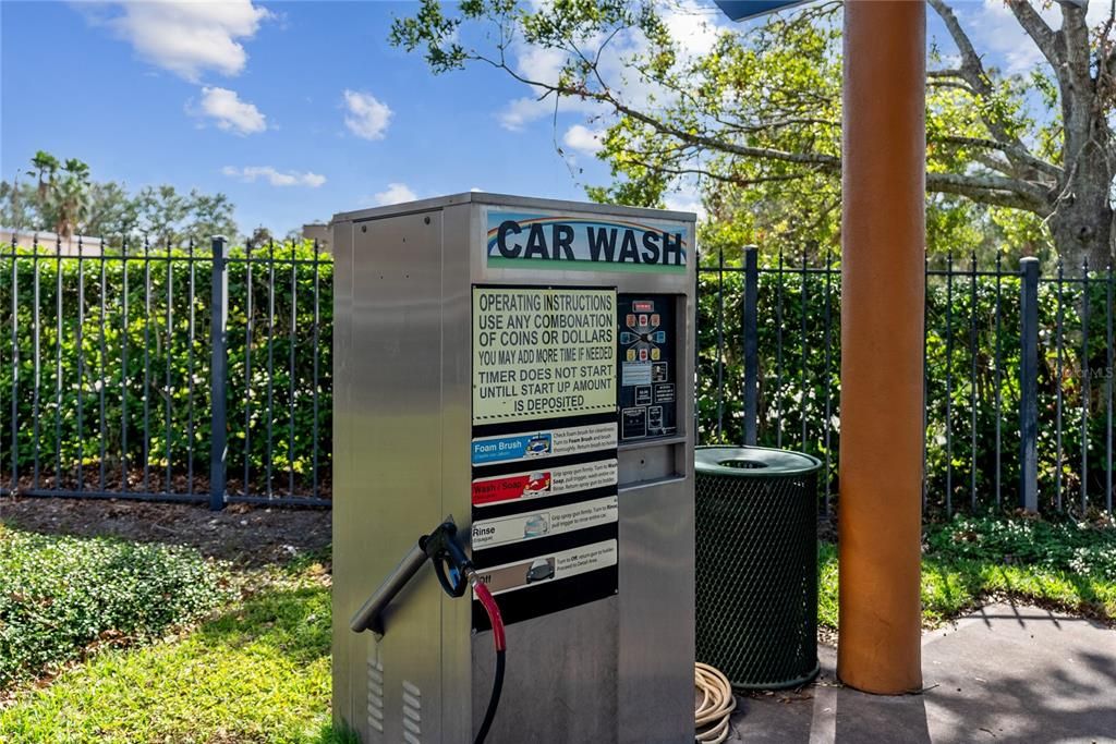 On site car wash