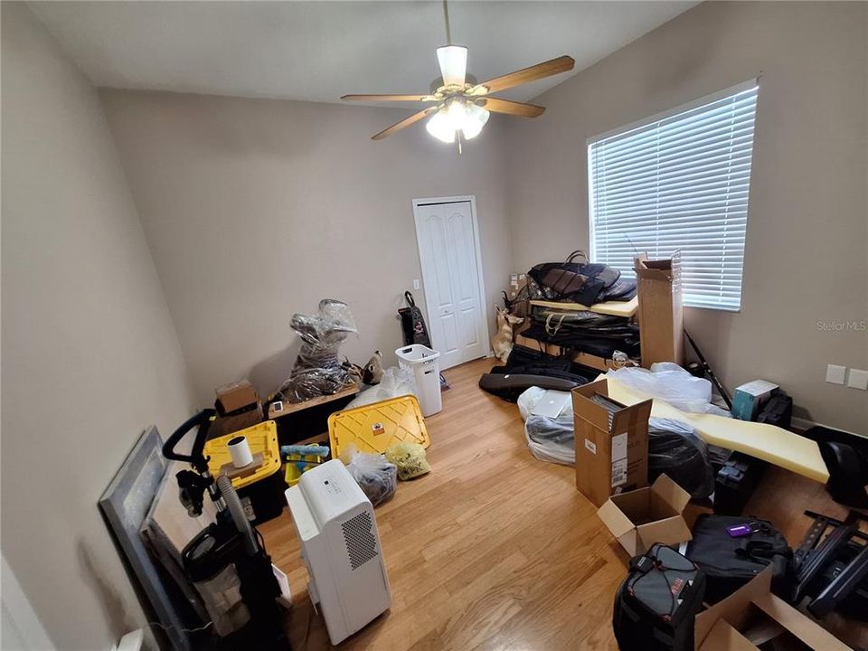 Bedroom 2 (Being Used for Packing) has 10 ft ceiling