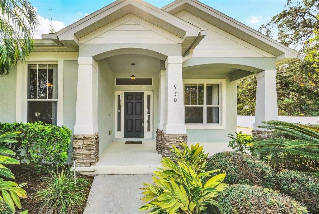 Large front porch