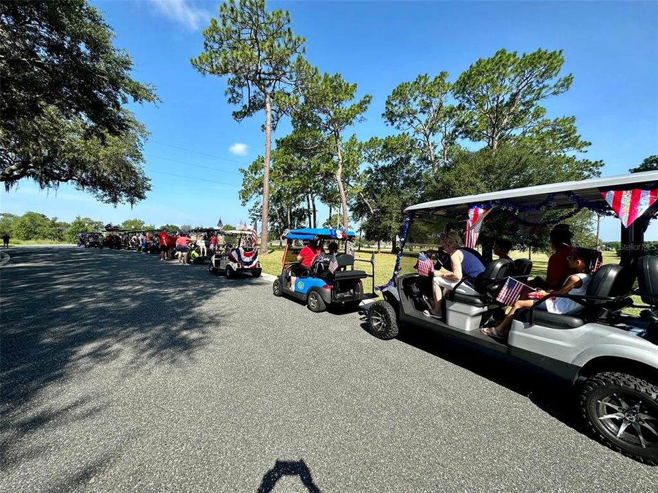 July 4th Golf Cart Parade