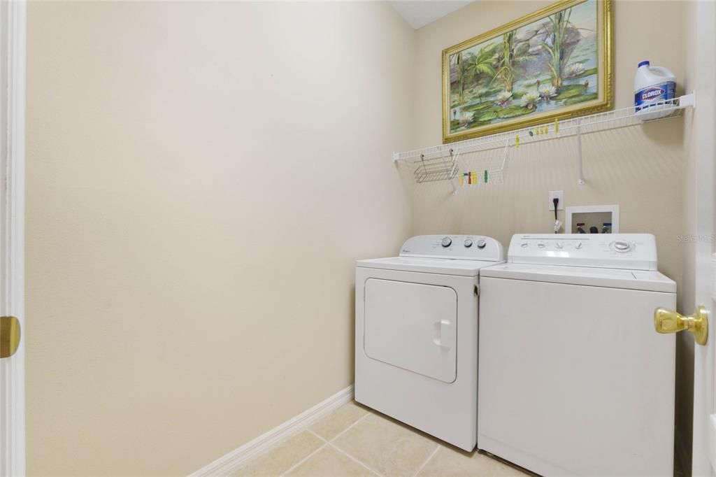 Laundry room off of the kitchen