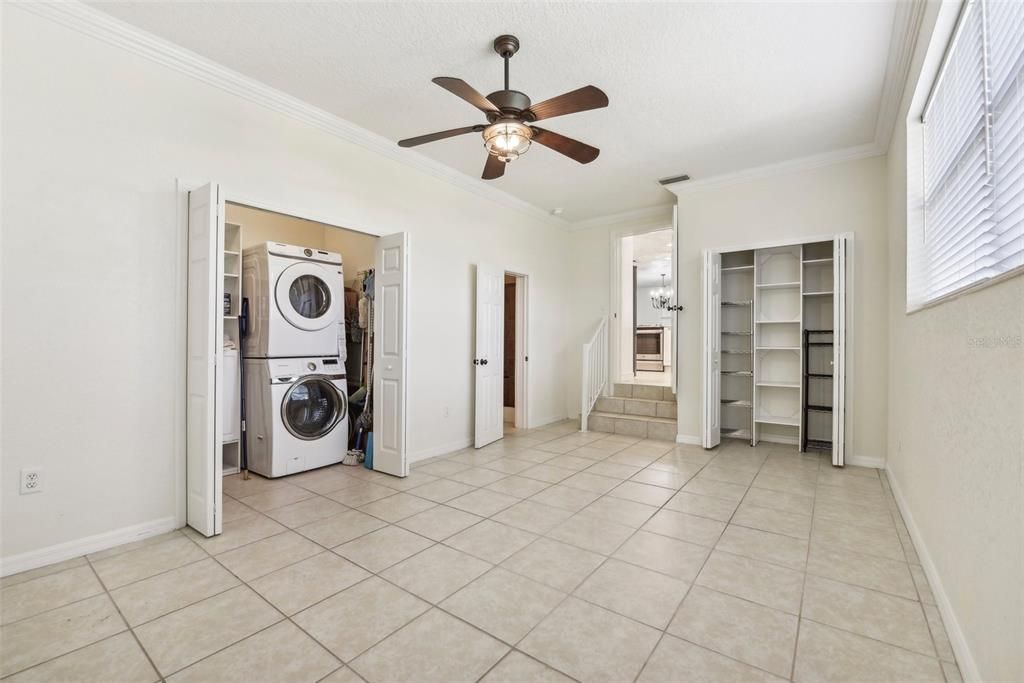 SECOND MASTER BEDROOM AND LAUNDRY