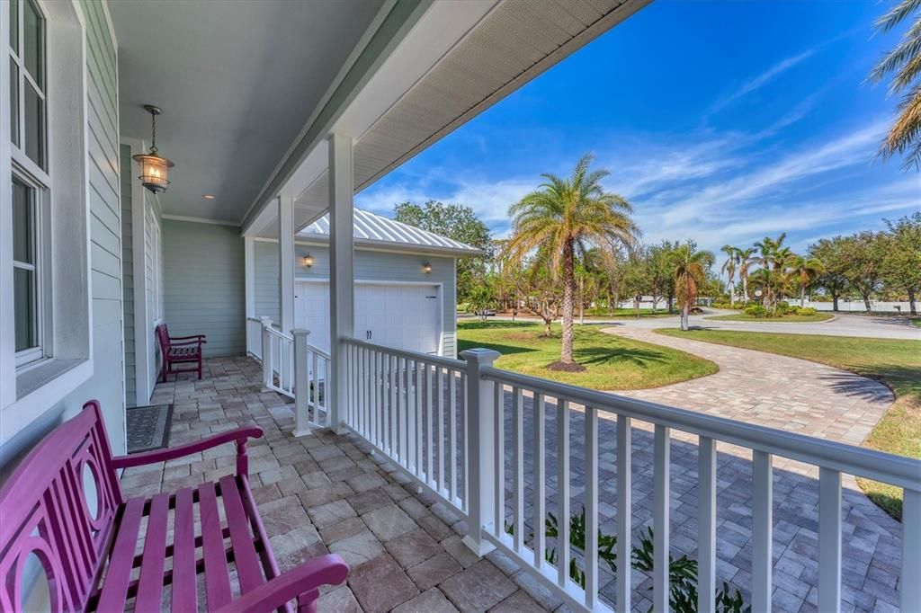 Beautiful front porch.