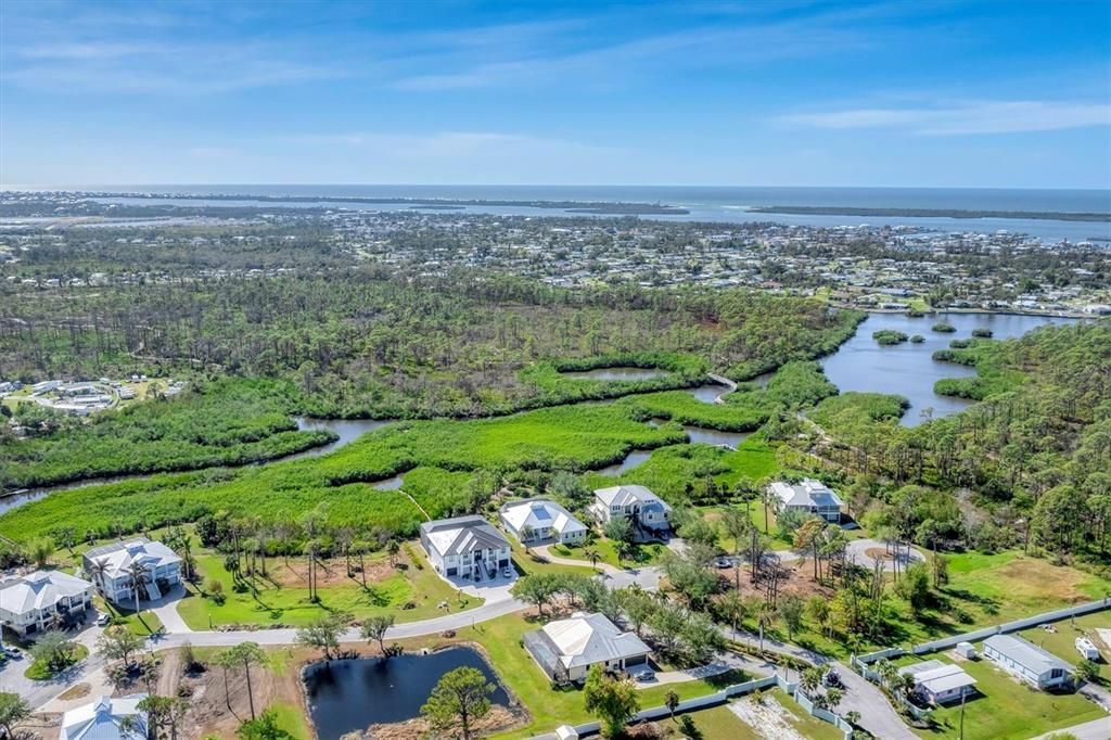 Oyster Creek right out to Lemon Bay, Stump Pass, the Gulf of Mexico.