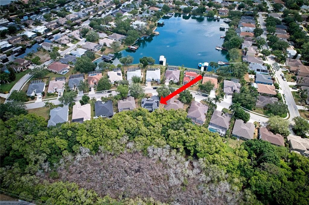 Property Location, just down the street from the boat ramp