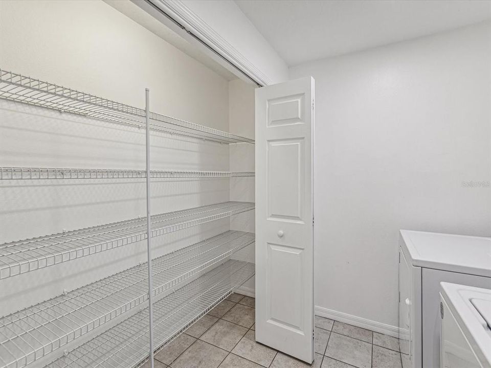 Pantry/Closet in Laundry Room