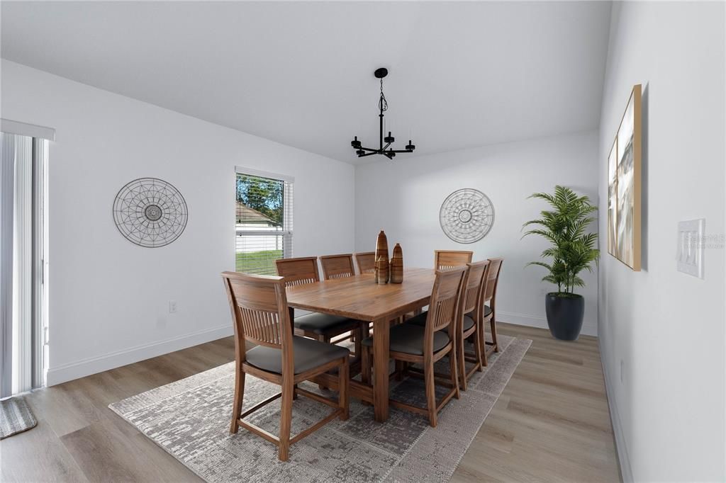 Dining Room - Virtually Staged