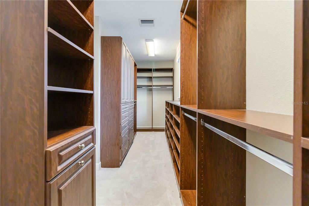 Primary Suite Custom Walk in Closet